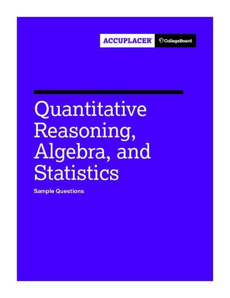 accuplacer quantitative reasoning algebra and statistics sample questions|accuplacer practice test 2022 pdf.